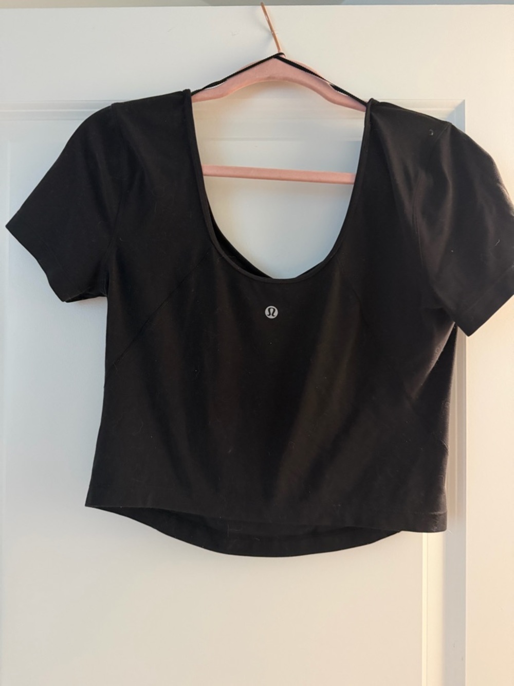 Women’s Black V-Neck Short Sleeve Top - Picture 3 of 5